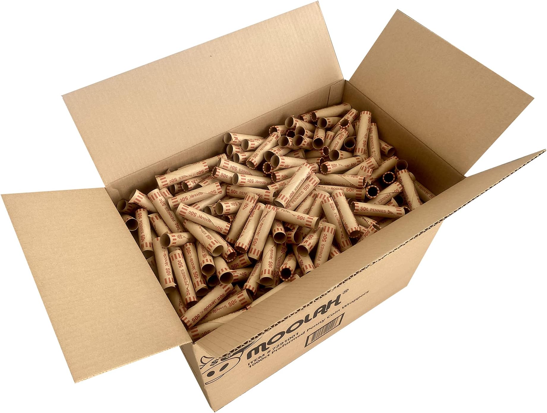 36ct Penny Coin Wrappers (MOOLAH) Office Products