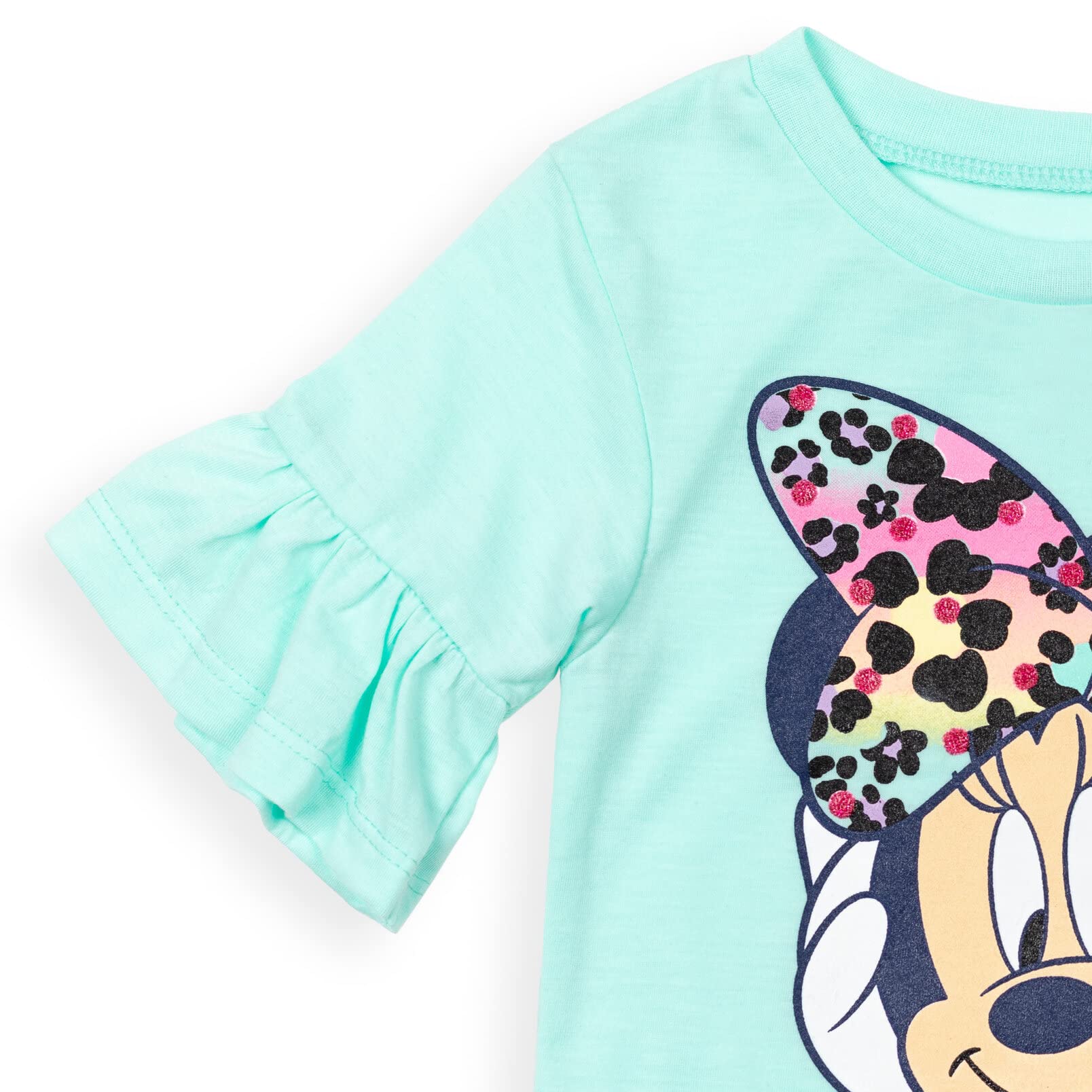 Disney Koszulka i legginsy z myszką Minnie zestaw dla niemowląt dla dużego dziecka