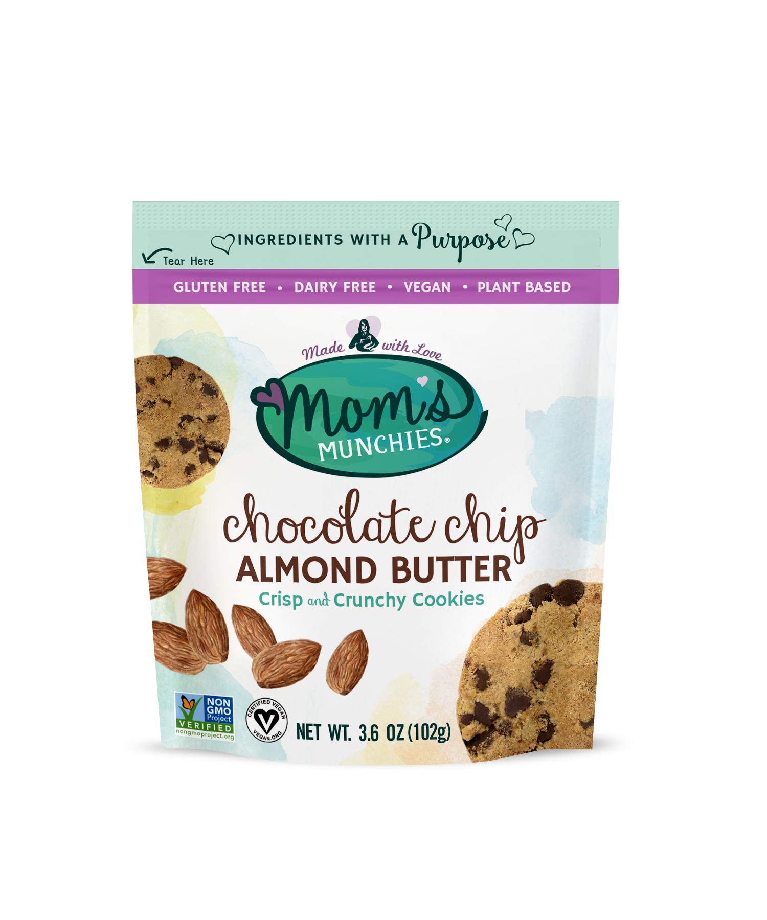 Chocolate Chip Almond Butter Cookie 6 Bags