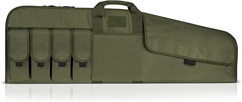 Savior Equipment The Patriot - Funda para rifle largo con asa acolchada, correa ajustable, doble cierre de cremallera, bolsa de soporte para