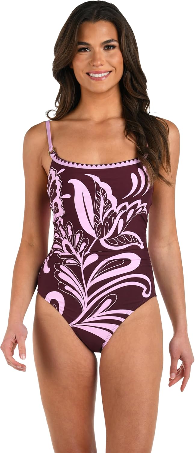 La Blanca Women's One Piece Swimsuit Lingerie Tummy Control Bathing Suit