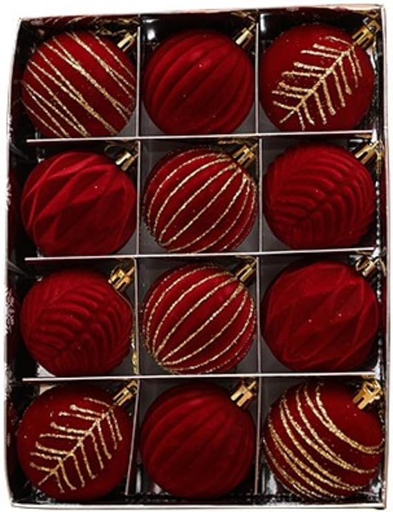 Kit Décoration Sapin Noël - MARSEE - 44 Pièces - Boules Incassables