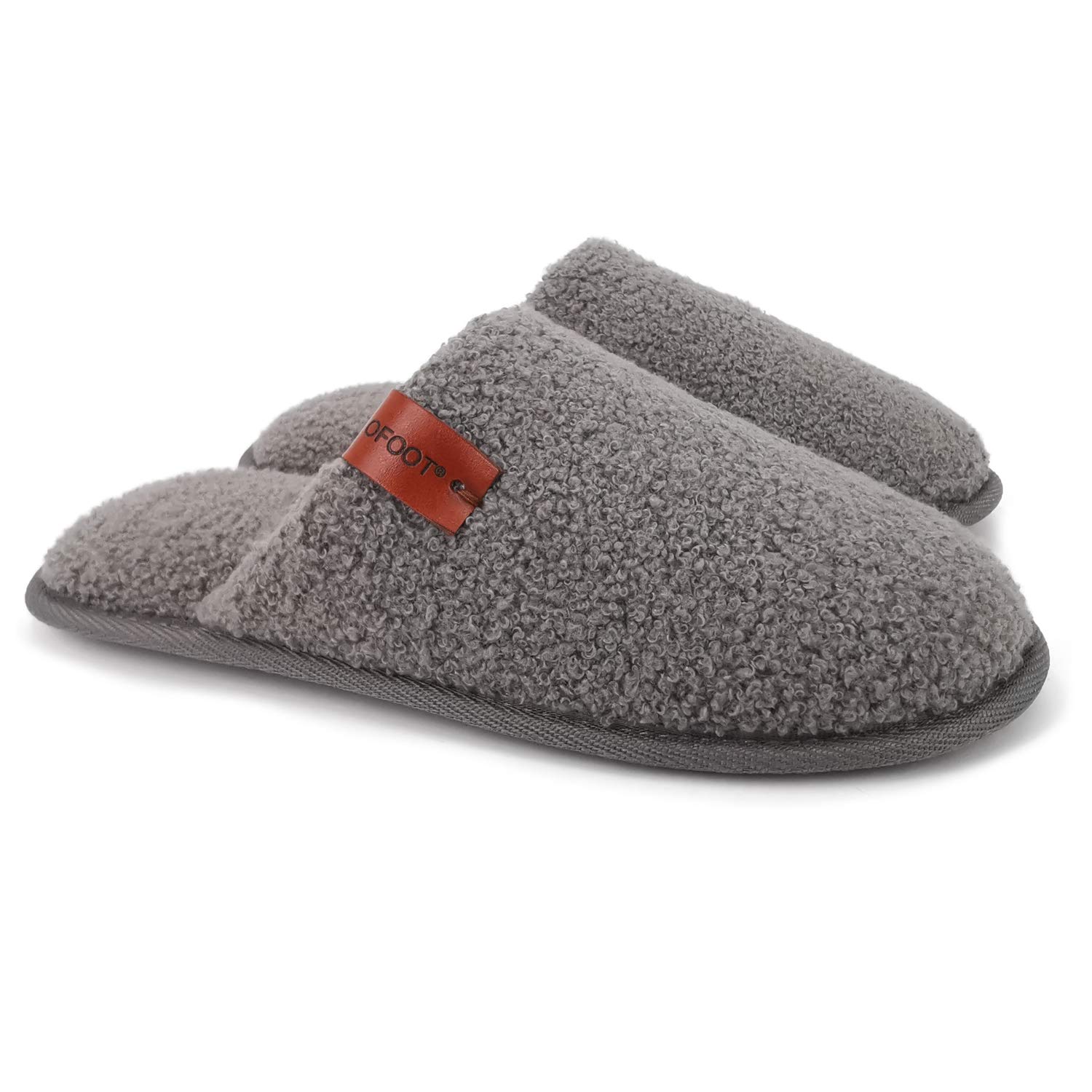 Pantoufles En Mousse à Mémoire De Forme - Pour Hommes Et Femmes - Semelles Antidérapantes - Chausson D'intérieur Chaud Et Confortable - 3