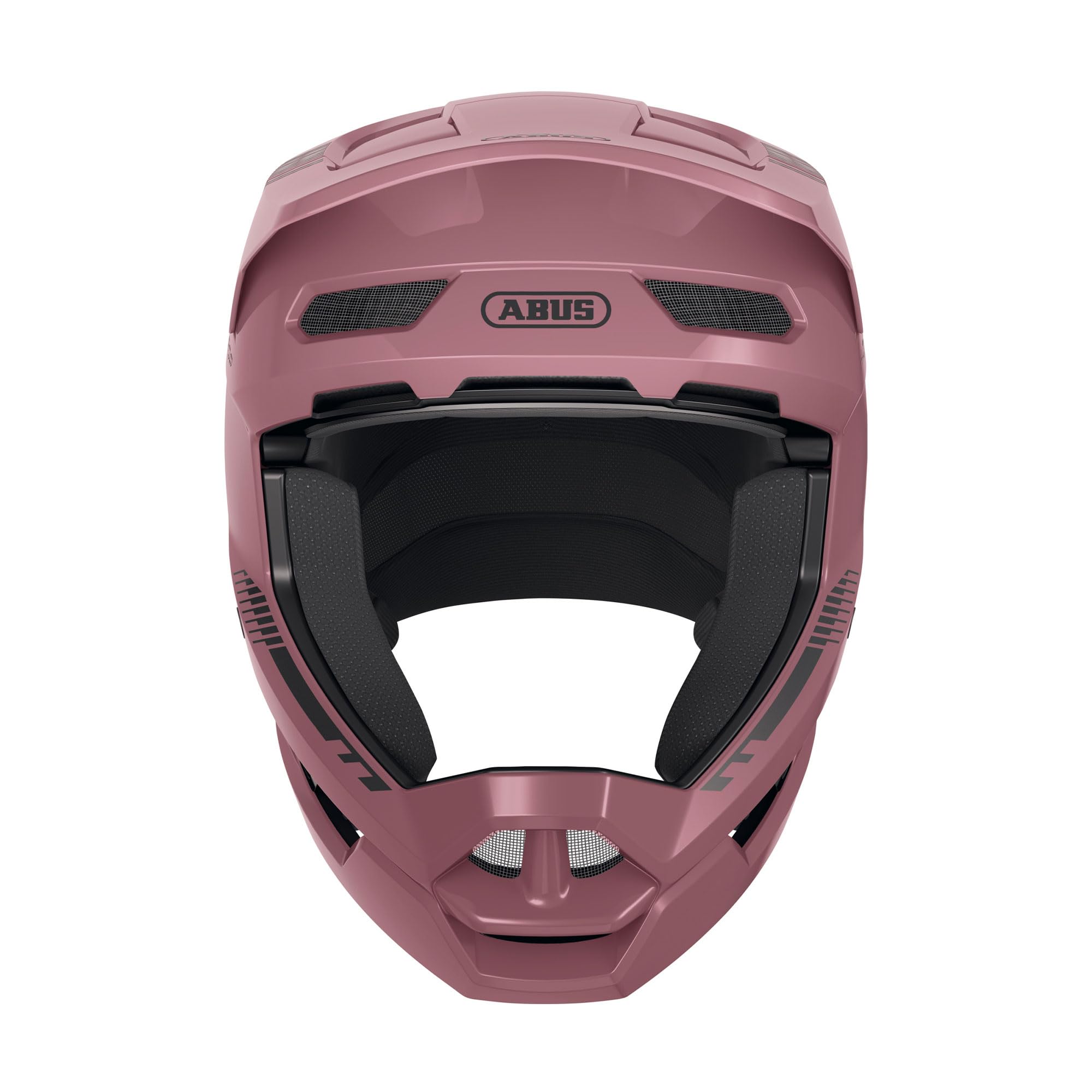 ABUS Casco Downhill HiDrop, Fullface, Blush Red, Talla M | Casco de bicicleta ASTM con carcasa ABS para bicicleta de montaña, descenso, Enduro y Bikepark, para adultos y jóvenes