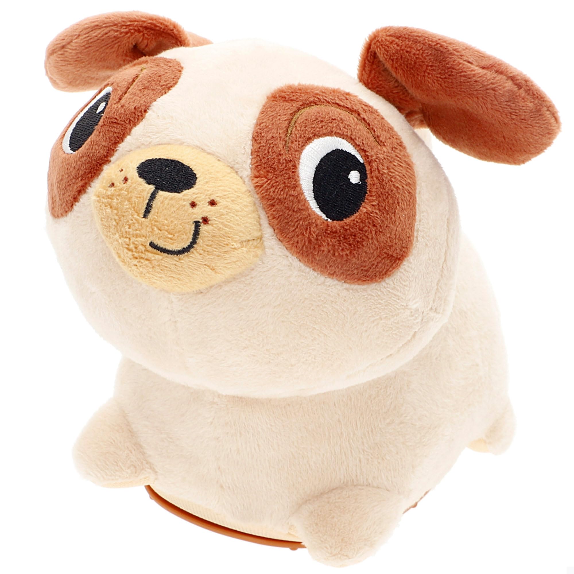 winfun Perritos de Juguete Que andan con melodías, 13x17x15 cm, Textura Suave, Ladra y emite Sonidos, Peluche Interactivo, Mascotas Juguetes, +6 Meses (47863)