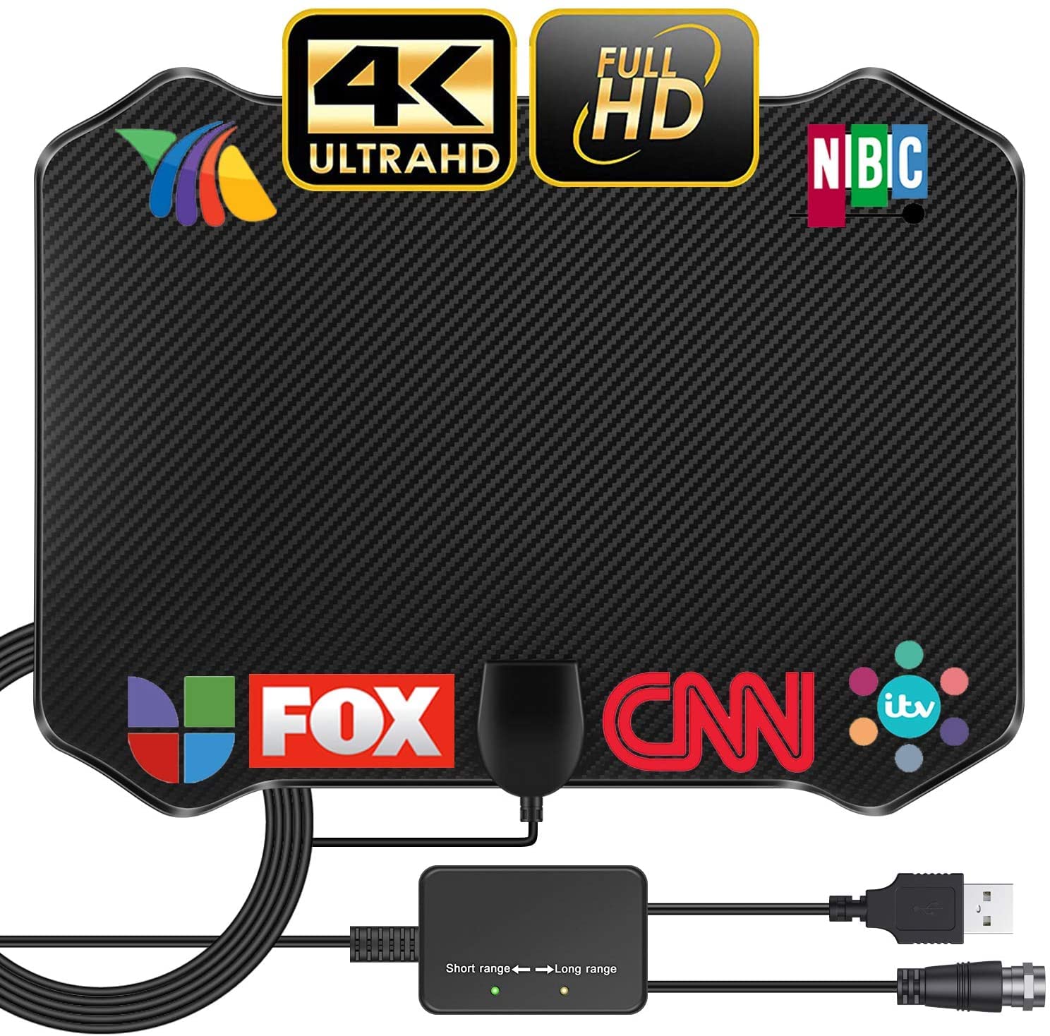 Buy 2022 Newest Antenna TV Digital HD Indoor, TAOPE TV Antenna for