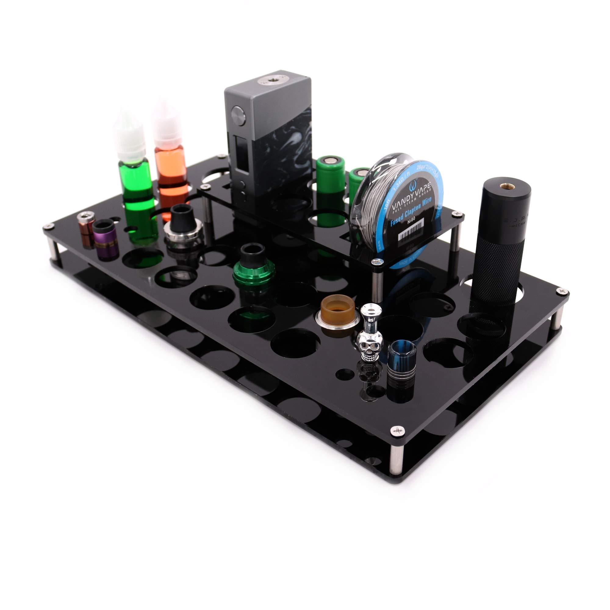 Vape Station, Display Acryl, Holder, Halterung, Tisch, Ständer Verdampfer,  Atomizer (Display-27) : Amazon.de: Elektronik & Foto