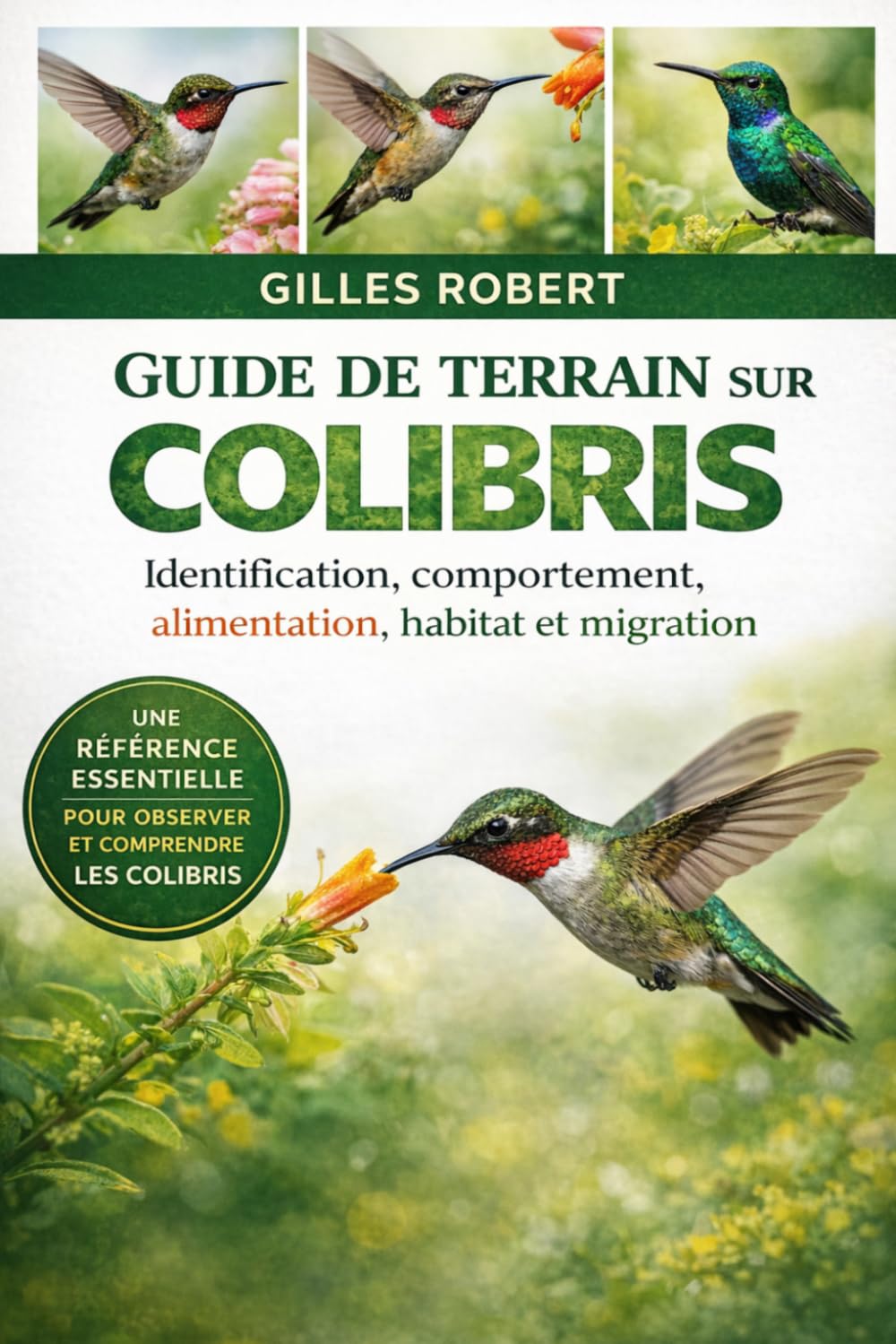 GUIDE DE TERRAIN SUR LES COLIBRIS: Identification, comportement, alimentation, habitat et migration