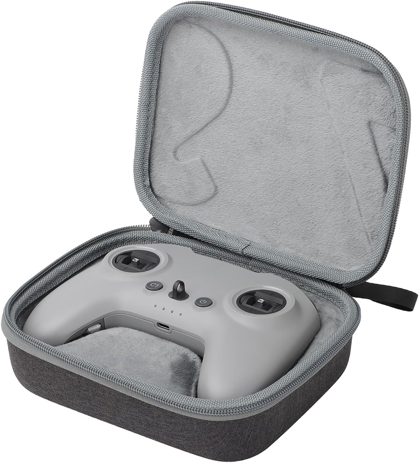 CAPART Portable Carry Case for DJI FPV Remote Controller 3 / 2, Hard Shell Storage Case Travel Bag Compatible with DJI Avata 2/1 Drone RC Controller (NOT for RC Motion 3)