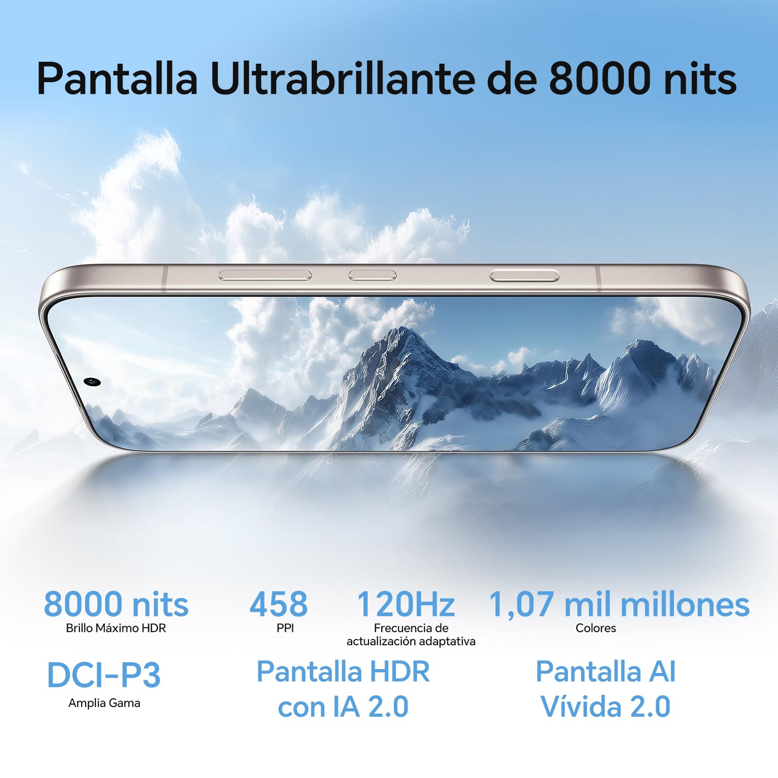 HONOR 600 5G Smartphone, Pantalla AMOLED 6,57" 120Hz, 8+512GB, Cámara 200MP, Batería 6400mAh, Carga 80W, IP68/IP69K (Golden White, 512, GB, 8, GB)