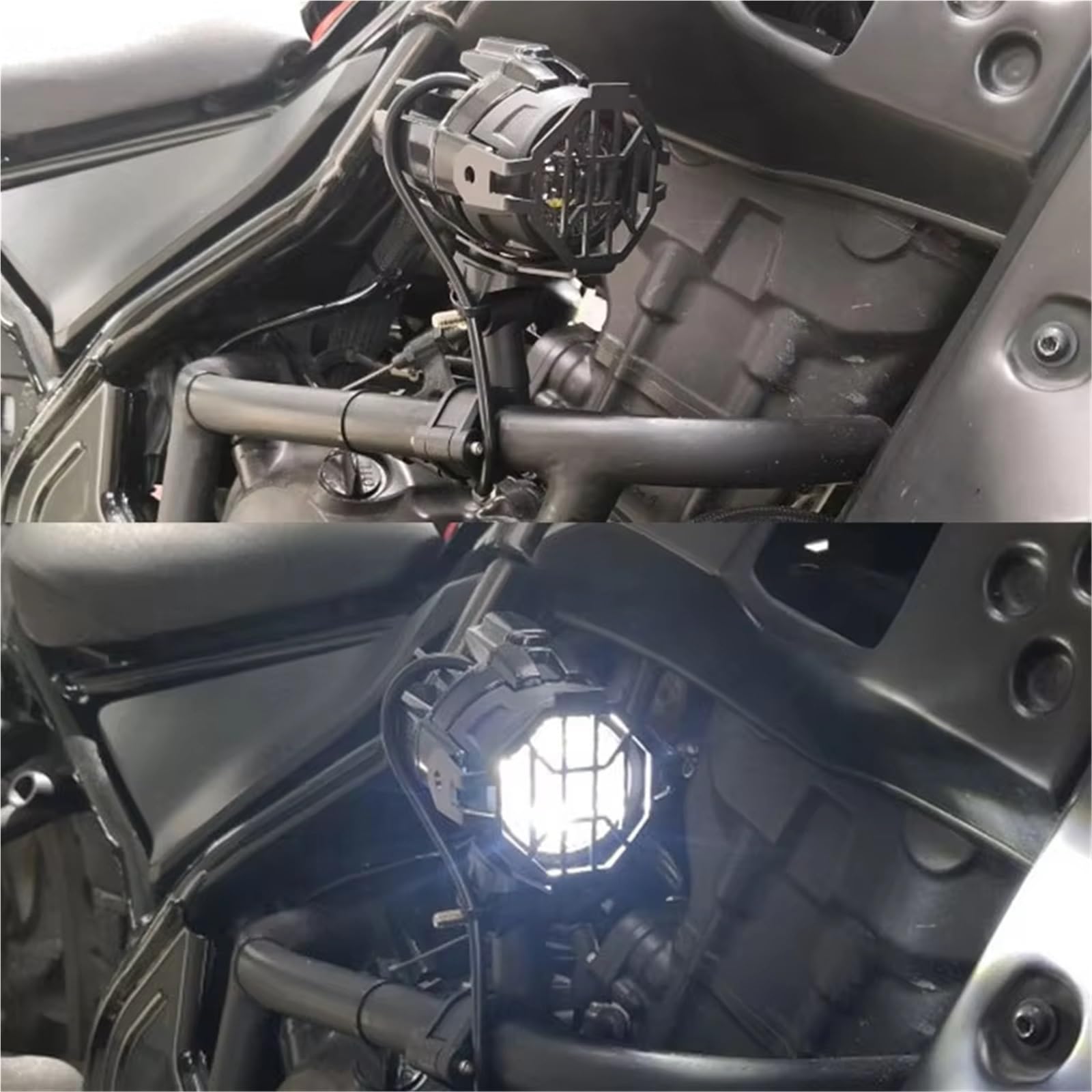 Faro Moto Faro Delantero LED Motocicleta Superbrillante Coche Luz Antiniebla Faros Delanteras(Only Light)