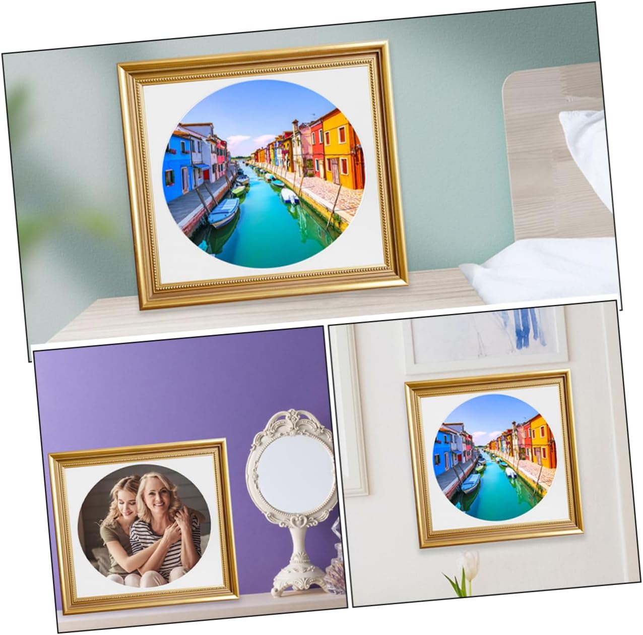 DOITOOL 2pcs Picture Mats: White Picture Mat Boards for Frames Photo Backing Board Artwork Prints - DIY Frame Matting for Home Office Gallery