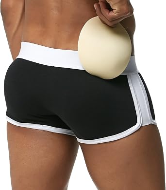 BRODDLE Mens Package and Butt Padded Underwear Enhancing Trunks