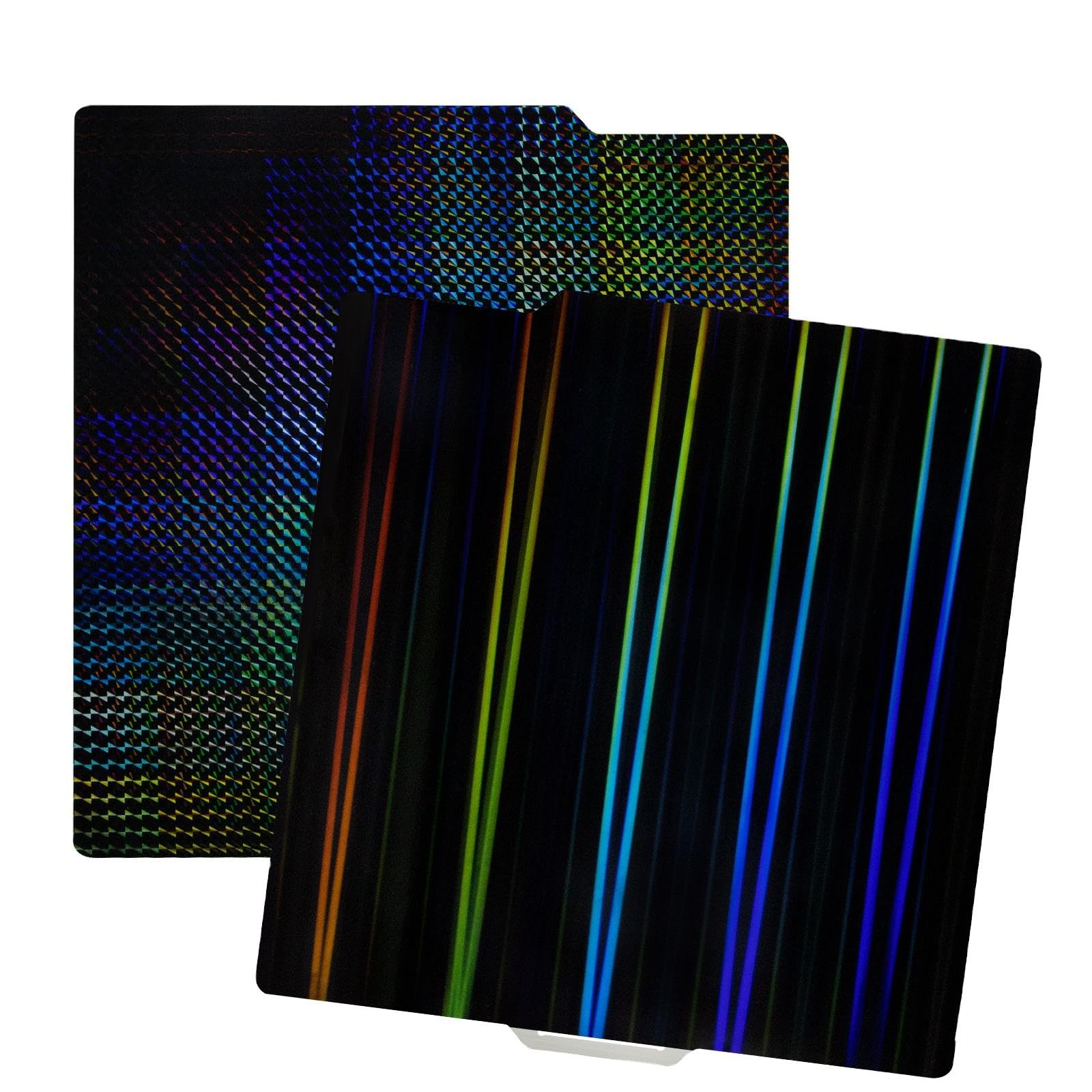 Avana 2026 Upgrade Double Sided Build Plate Compatible with Bambu Lab X1C/X1/X1E/P1P/P1S/A1 3D Printer,Smooth Spring Steel Plate 257x257mm (257x257, H1H Light Beam + H1H Phantom)