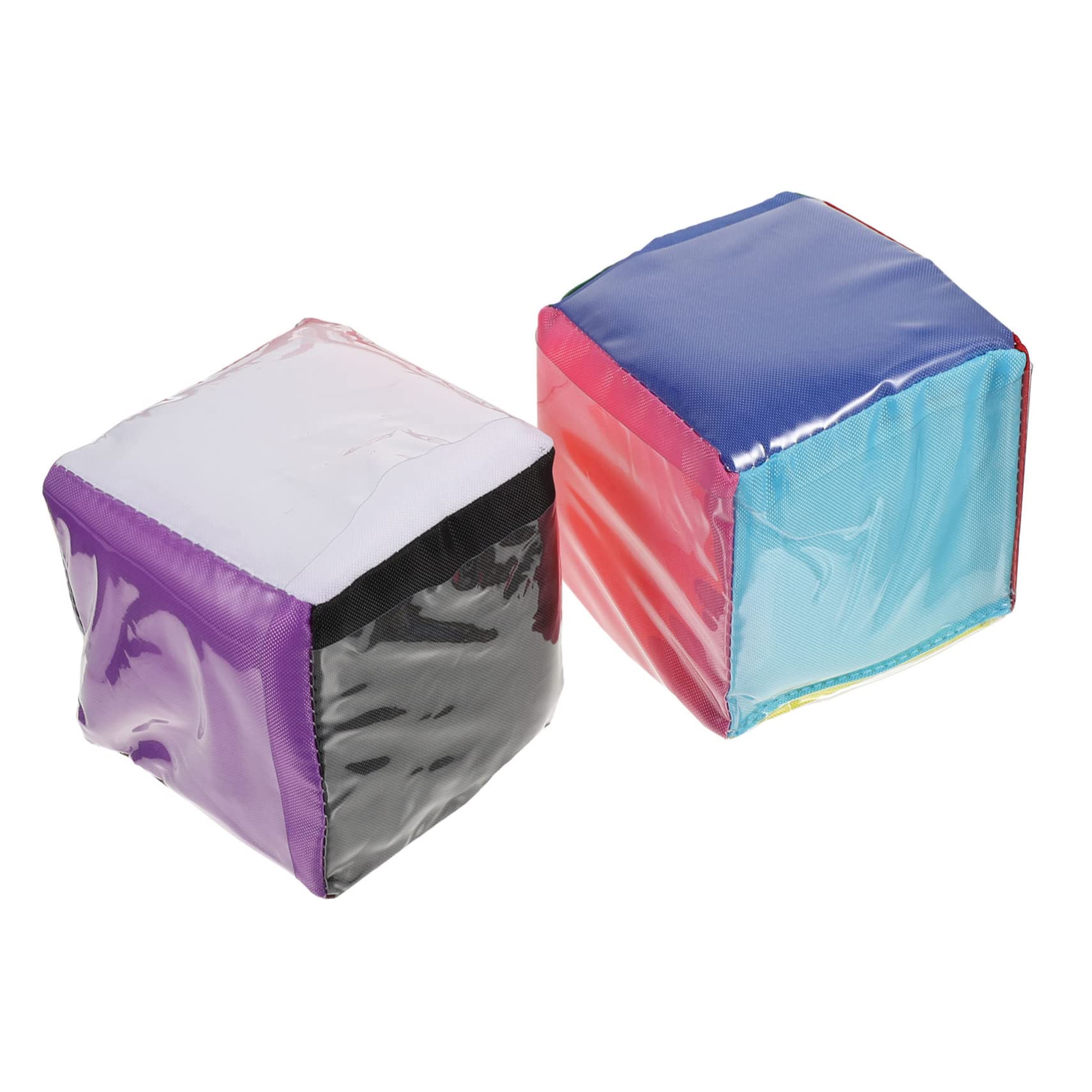 ibasenice 6stücke Lernwürfel Für Junge Mädchen Transparente Taschen DIY Spielzeug Pädagogisches Hilfsmittel Kreativität Und Hand-Augen-koordination Für Vorschulkinder Und