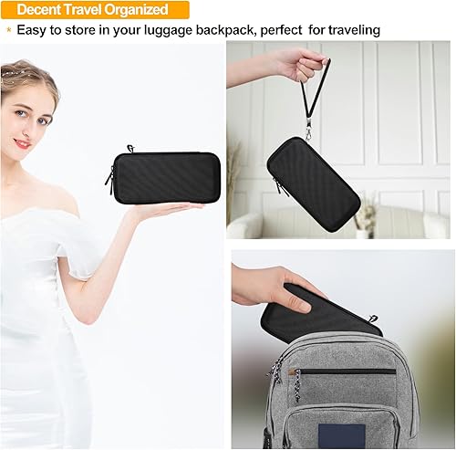 Miniatura 6 de Elonbo Estuche de transporte compatible con compresor de aire portátil Airmo a inflador de neumáticos, 120 PSI inflador de neumáticos de automóvil,