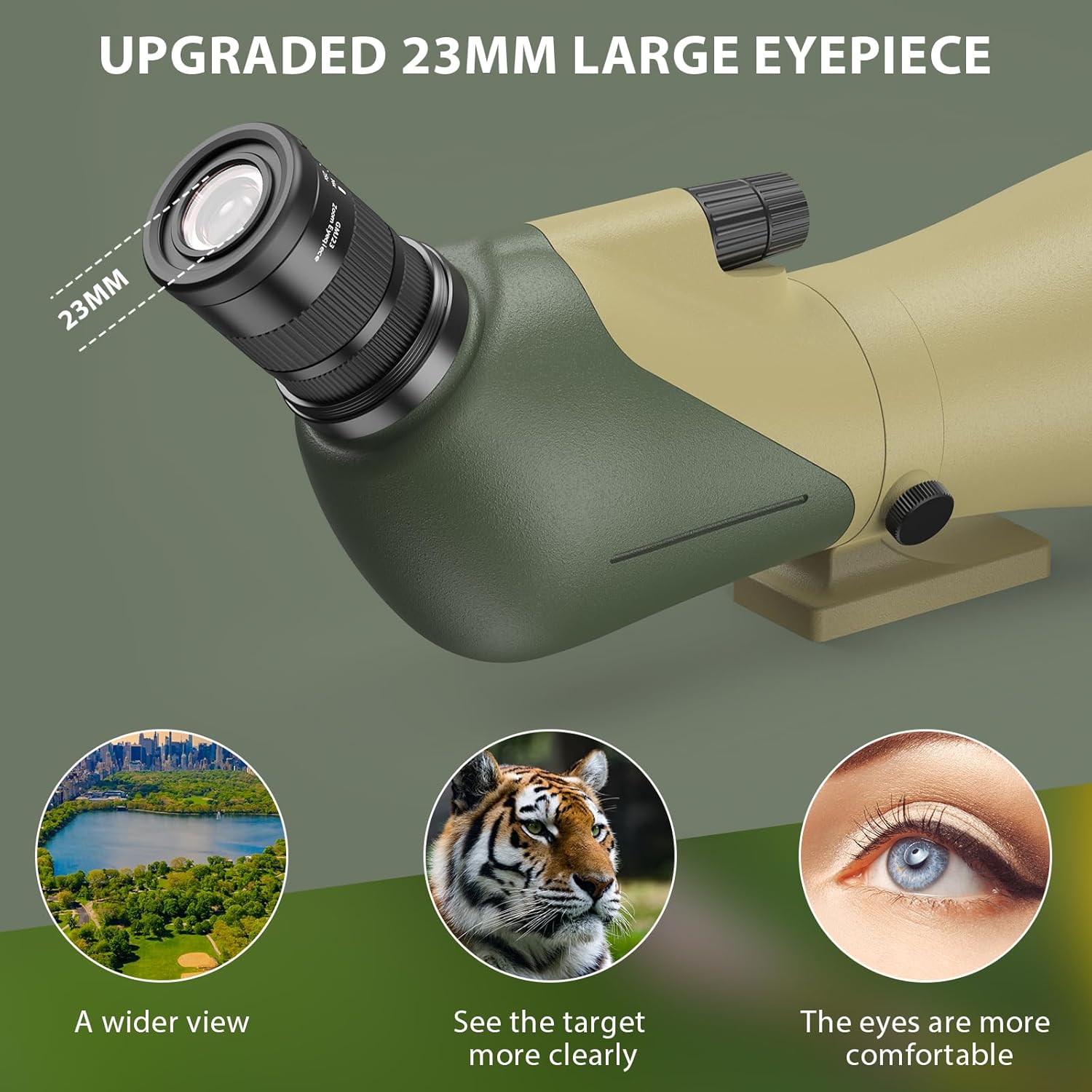 WOSPORTS 25-75x85 Spotting Scopes with Tripod, Carrying Bag, Phone Adapter, HD BAK4 Porro Prism, Waterproof Spotter Scope for Hunting, Target Shooting, Bird Watching, Wildlife Viewing