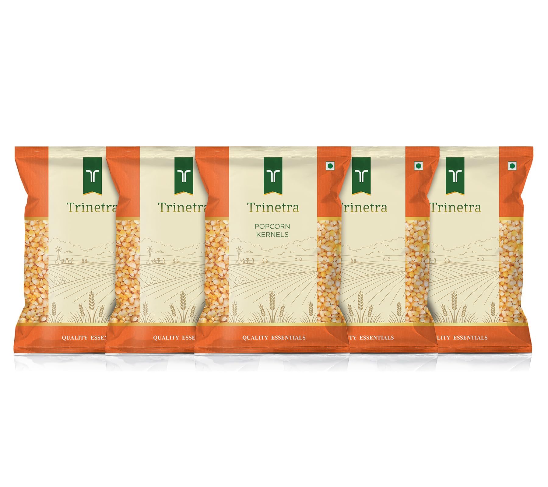 Trinetra Popcorn Kernels | Makka for Homemade Popcorn | 1Kg Each (Pack Of 5) 5000 g-image-14