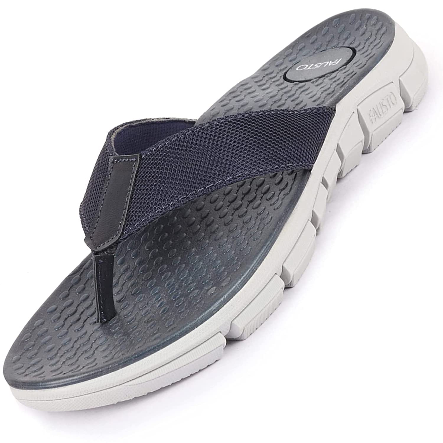 FAUSTO FST KI-9949 BLUE-45 Mens Blue Phylon Sole Flexible Ultrasoft Outdoor & House Slippers (11 UK) (B09C83M7J4) Amazon Price History, Amazon Price Tracker