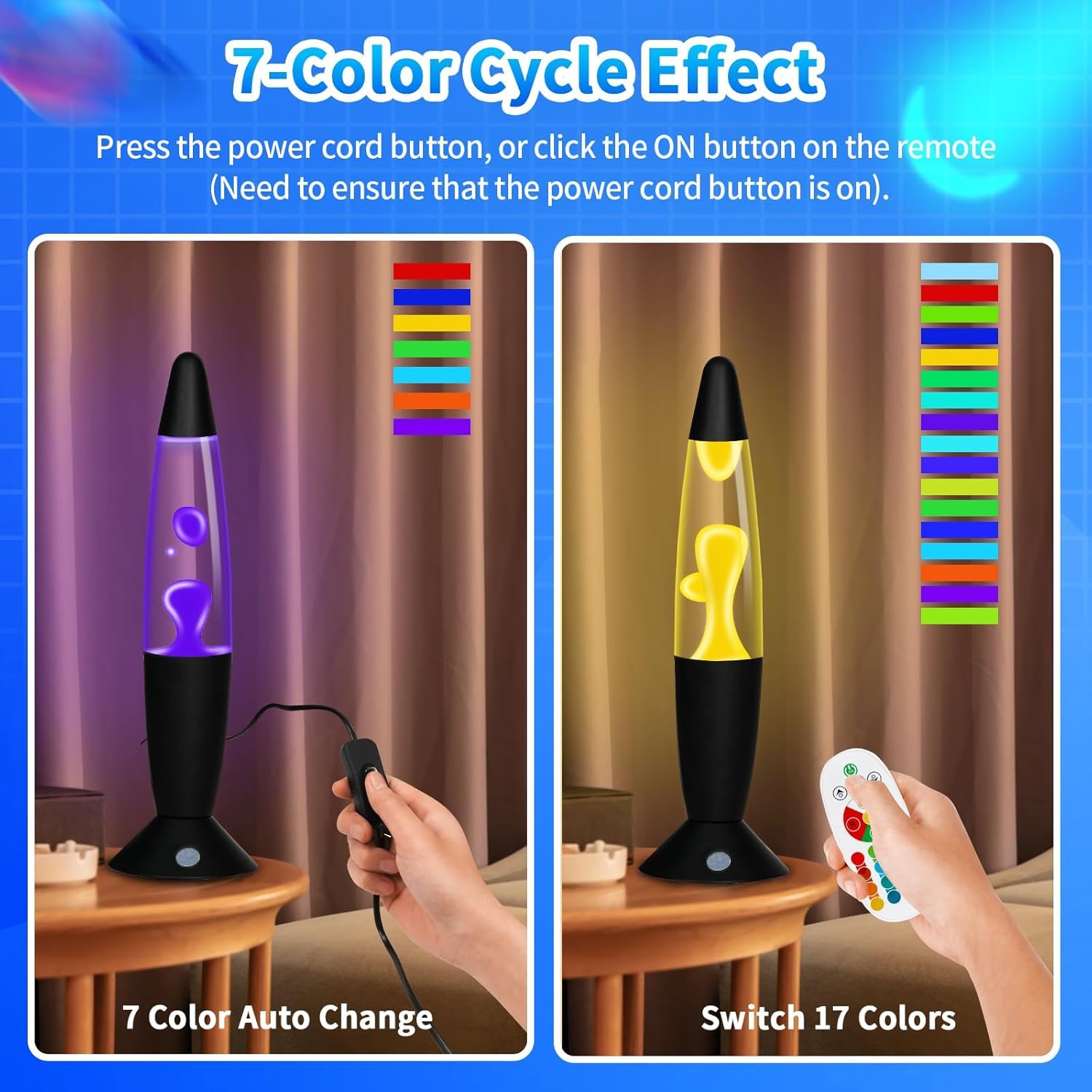 Lampe à Mouvement Liquide avec 17 Changements de Couleur pour Adultes, Lampe d'ambiance pour Bureau Chambre Maison, Cadeau pour Anniversaire Saint Valentin