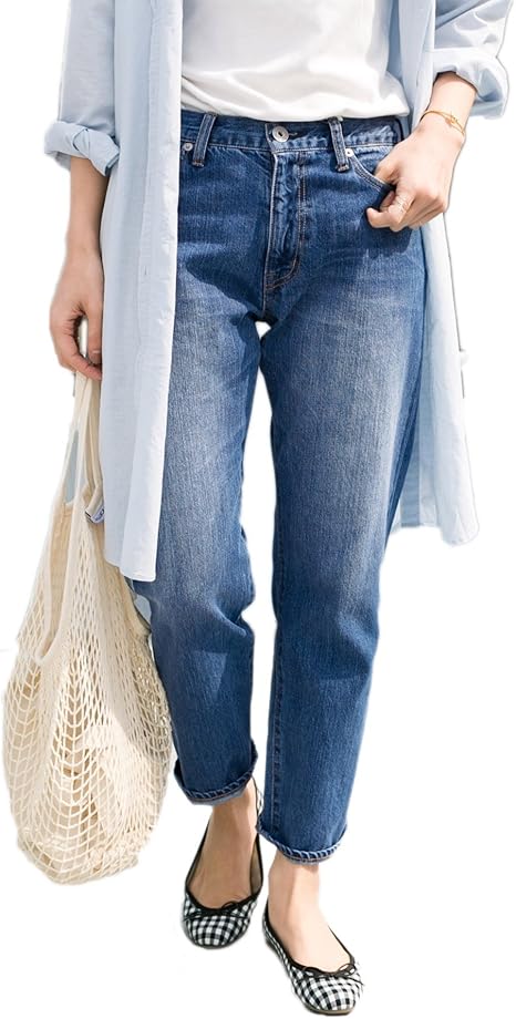 Amazon アーバンリサーチ ドアーズ ジーンズ 9分丈デニムパンツ レディース Indigo 40 ジーンズ 通販