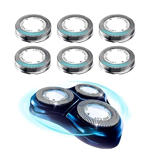HQ56 Cabezales de repuesto para cabezales de repuesto Philips Aquatec HQ3 HQ4 HQ55 HQ56 HQ6 compatibles con cuchillas de afeitar Philips Norelco