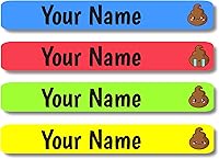 Vista 87 de Lovable Labels - 120 Etiquetas infantiles personalizadas, impermeables, aptas para lavavajillas, se pegan y despegan, son ideales