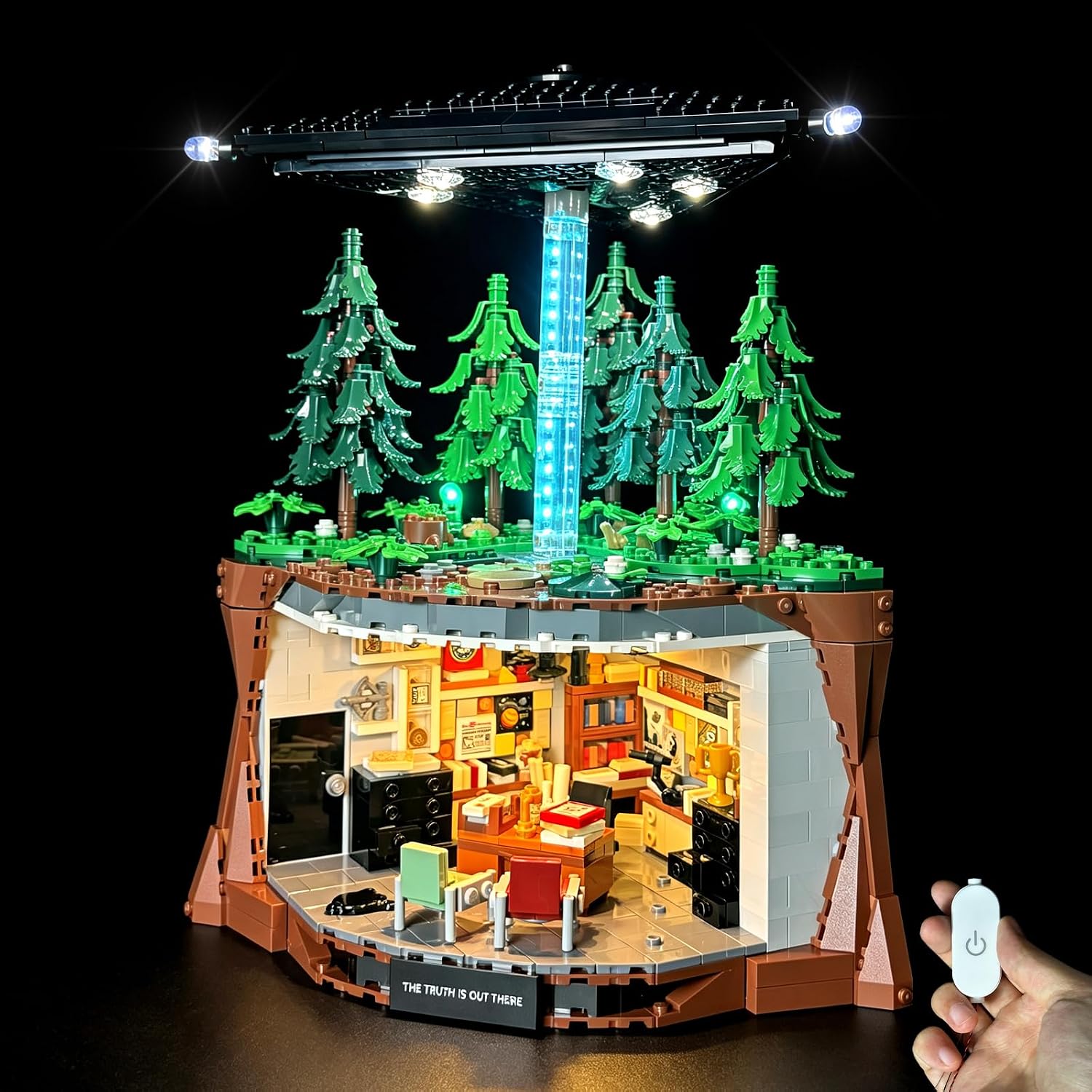 Light Kit Compatible with Lego 21369 The X-Files, Only Lights Not Model