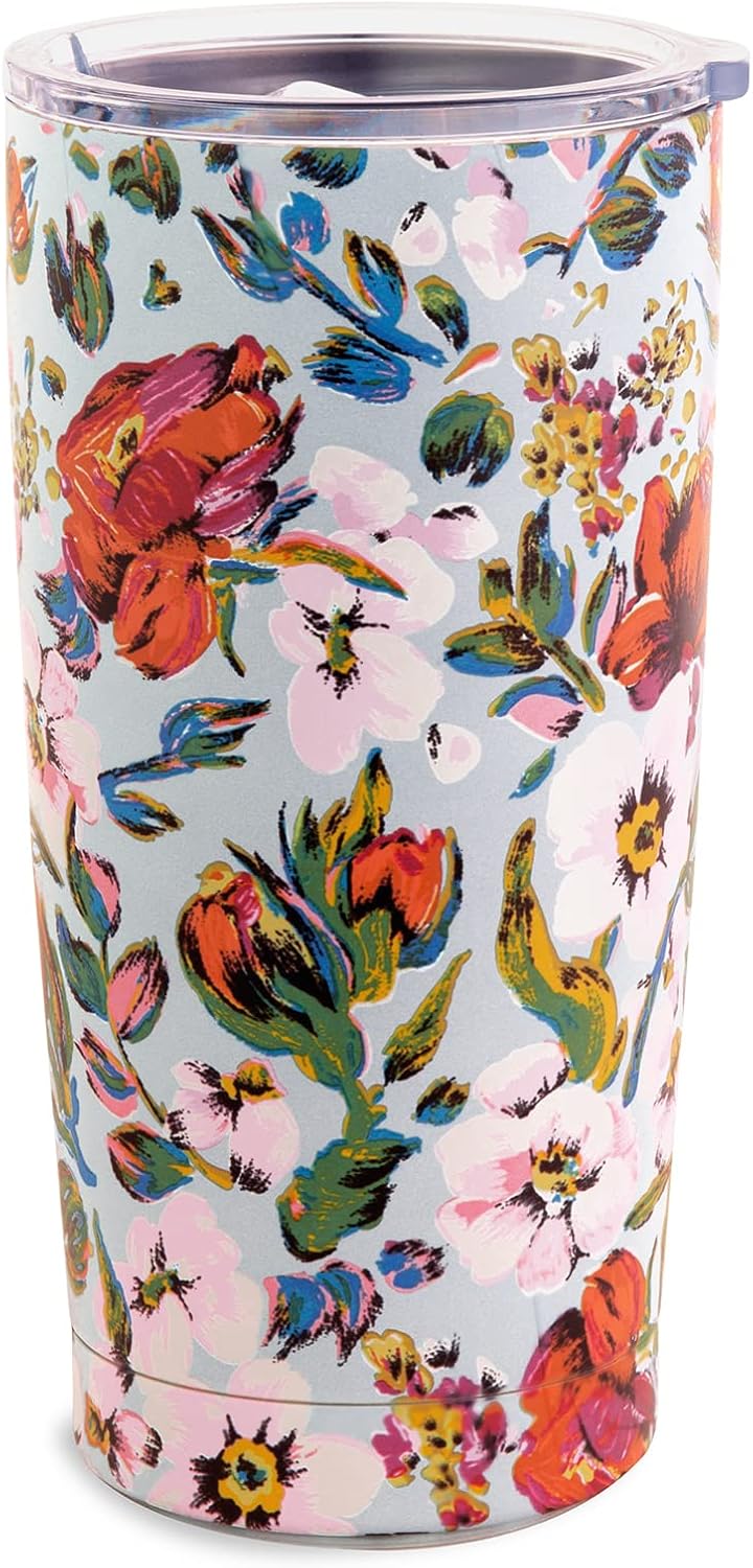 Vera Bradley Insulated Coffee Mug 20 oz, Stainless Steel