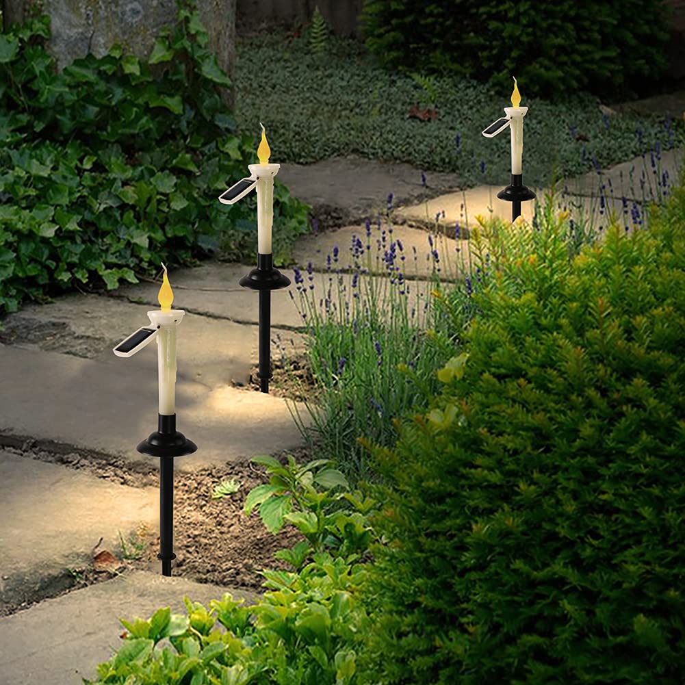 Paquet De 4 Lumières Solaires Extérieures, Lumières Solaires De Jardin Lumieres Solaires Impermeables Exterieures De Chemin Decoration De Jardin 92495976