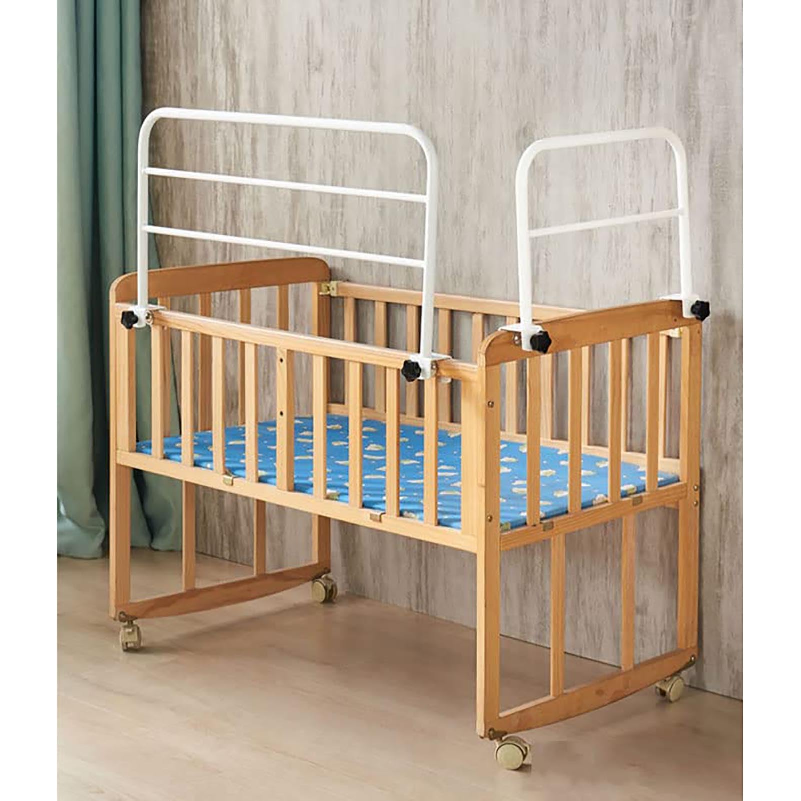 Adjustable Bed Rail For Elderly Bedside Standing Assist, Clip-On Bed Safety Rails, Bedside Fall Safety Prevention Grab Bar, Bed Assist Rail, for Student Dormitory