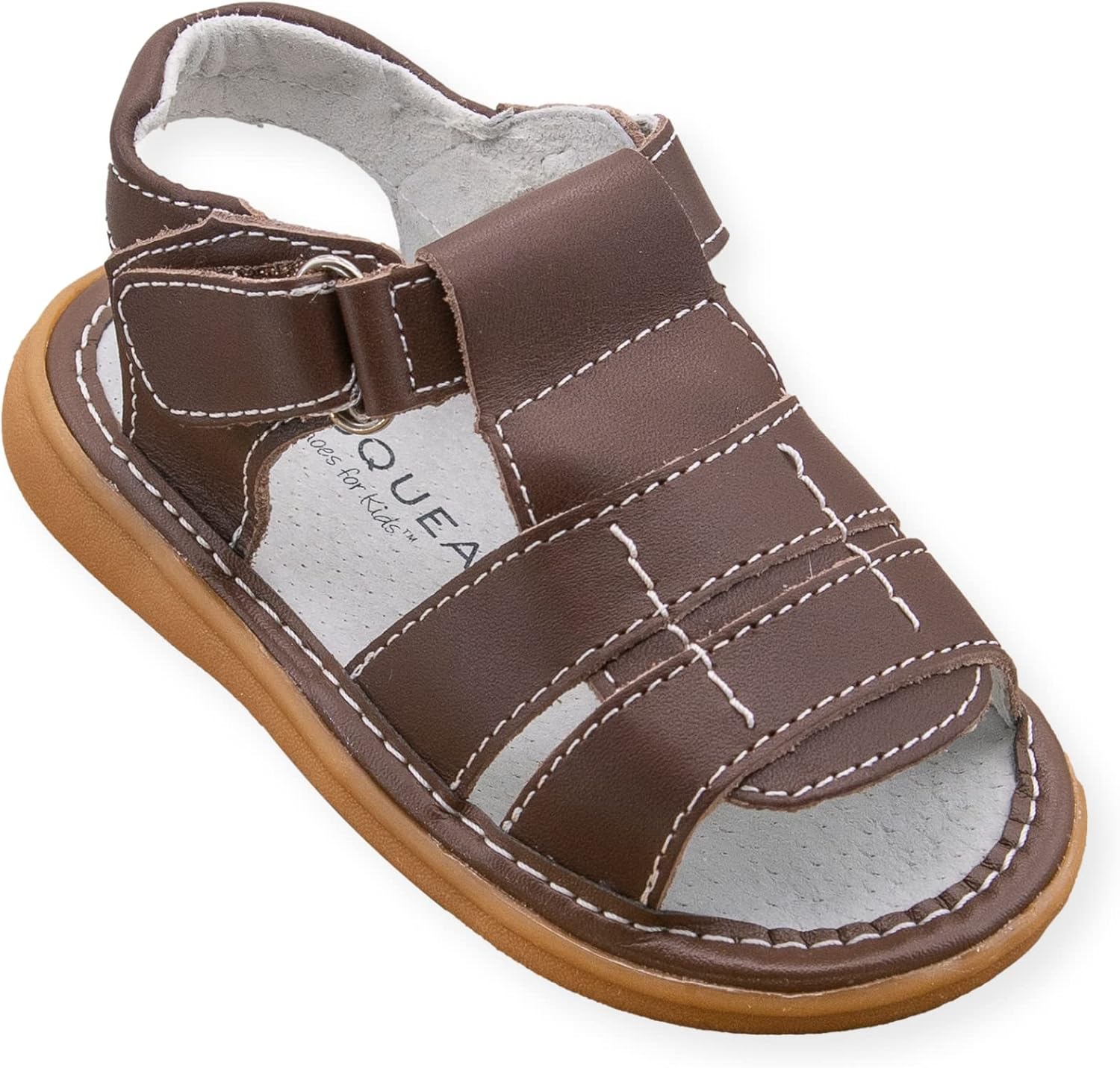Wee Squeak Toddler Squeaky Sandals with Removable Squeaker in Fun Styles & Colors for Boys and Girls