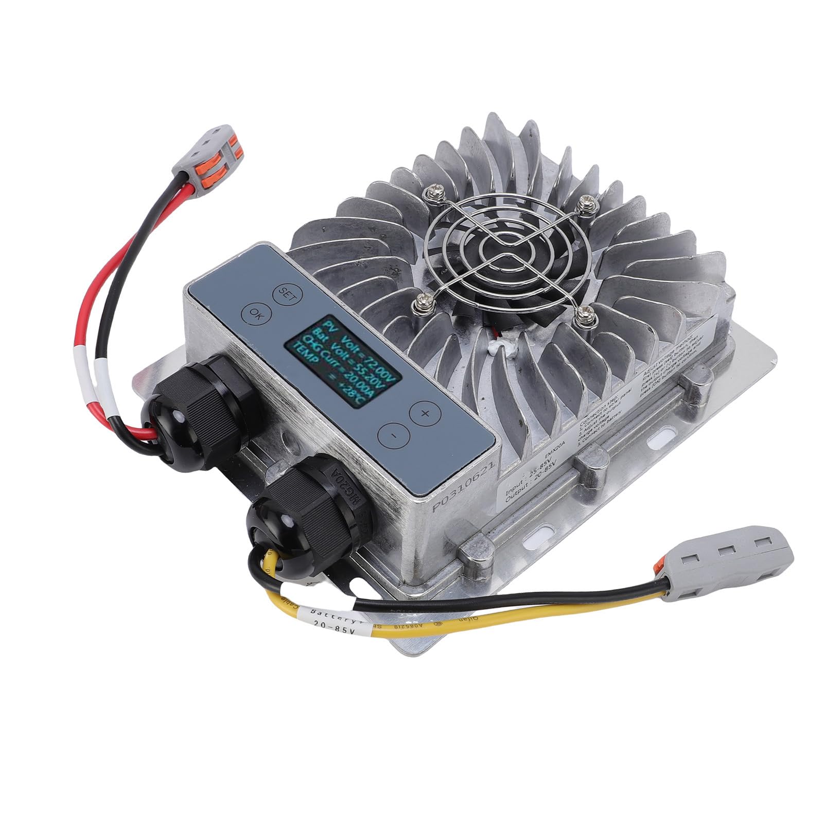 Chrees Régulateur solaire MPPT 1200 W avec écran LCD