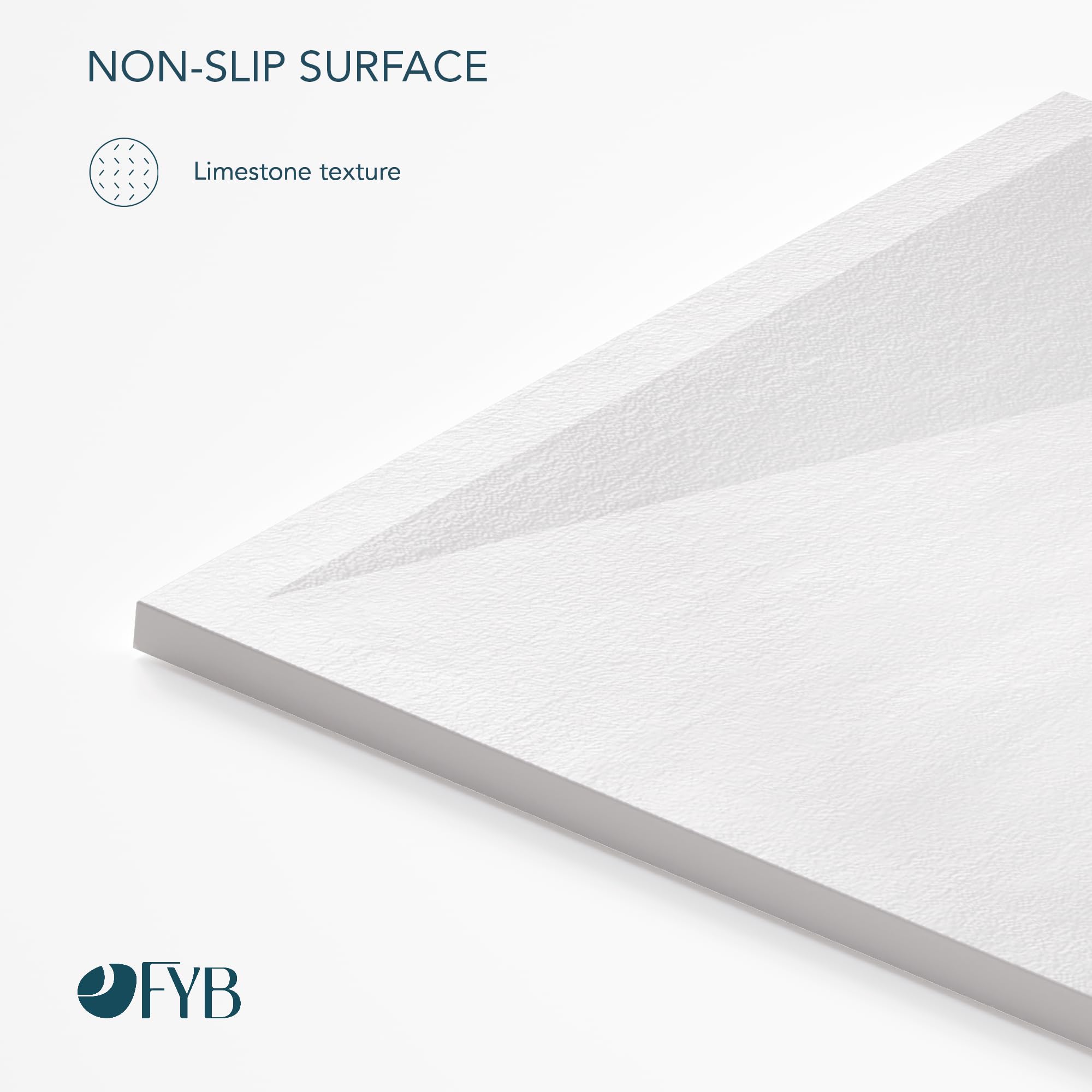 Plato de Ducha de Resina 120x80 cm Blanco Extraplano, Válvula de Desagüe Incluida, Superficie Resistente y Fácil de Limpiar, Diseño Moderno y Fácil Instalación para Baño
