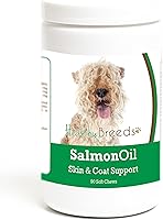 Vista 263 de Healthy Breeds Golden Retriever - Aceite de salmón masticable suave, 90