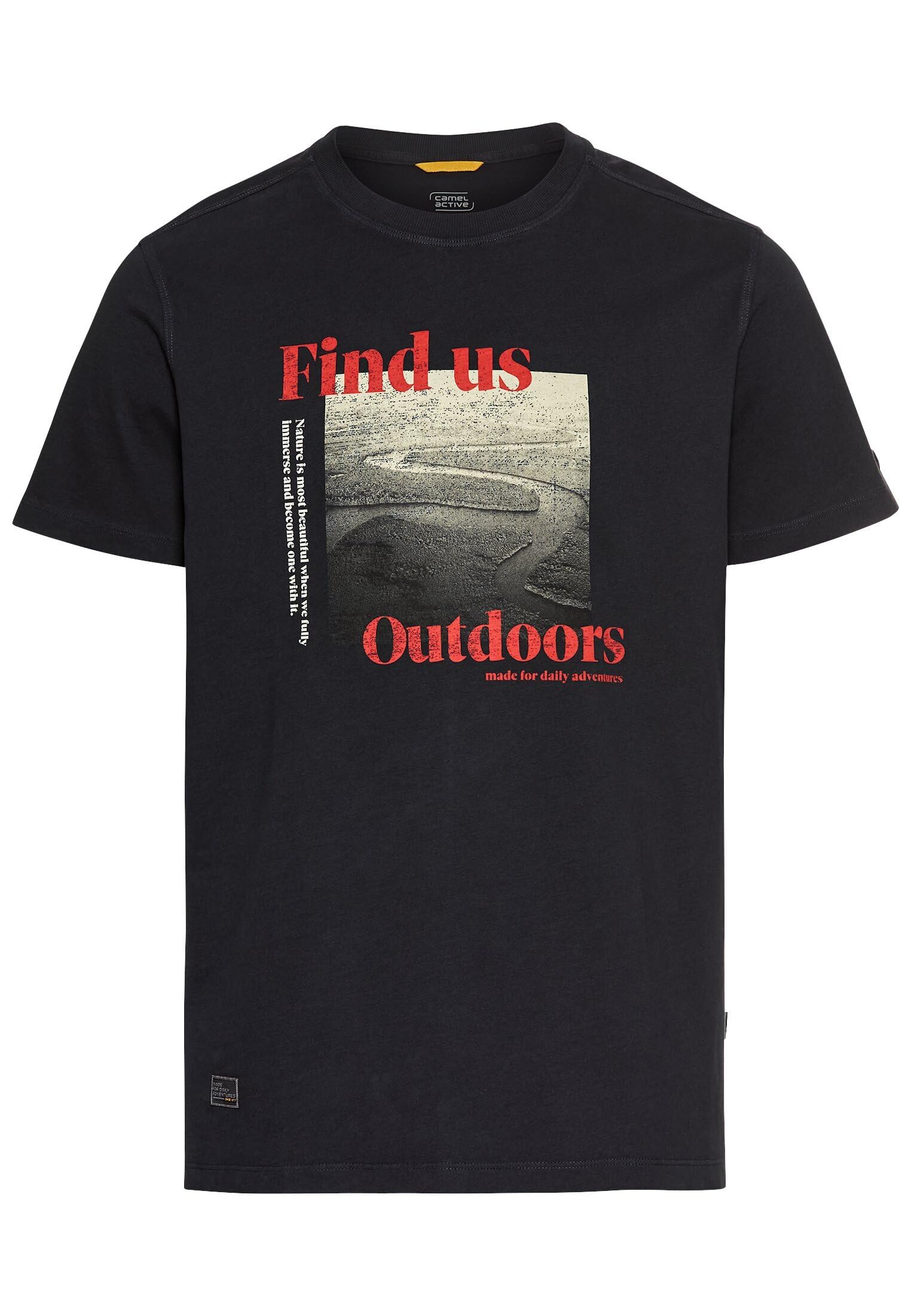 camel active Men's T-Shirt, darkblue, 3XL