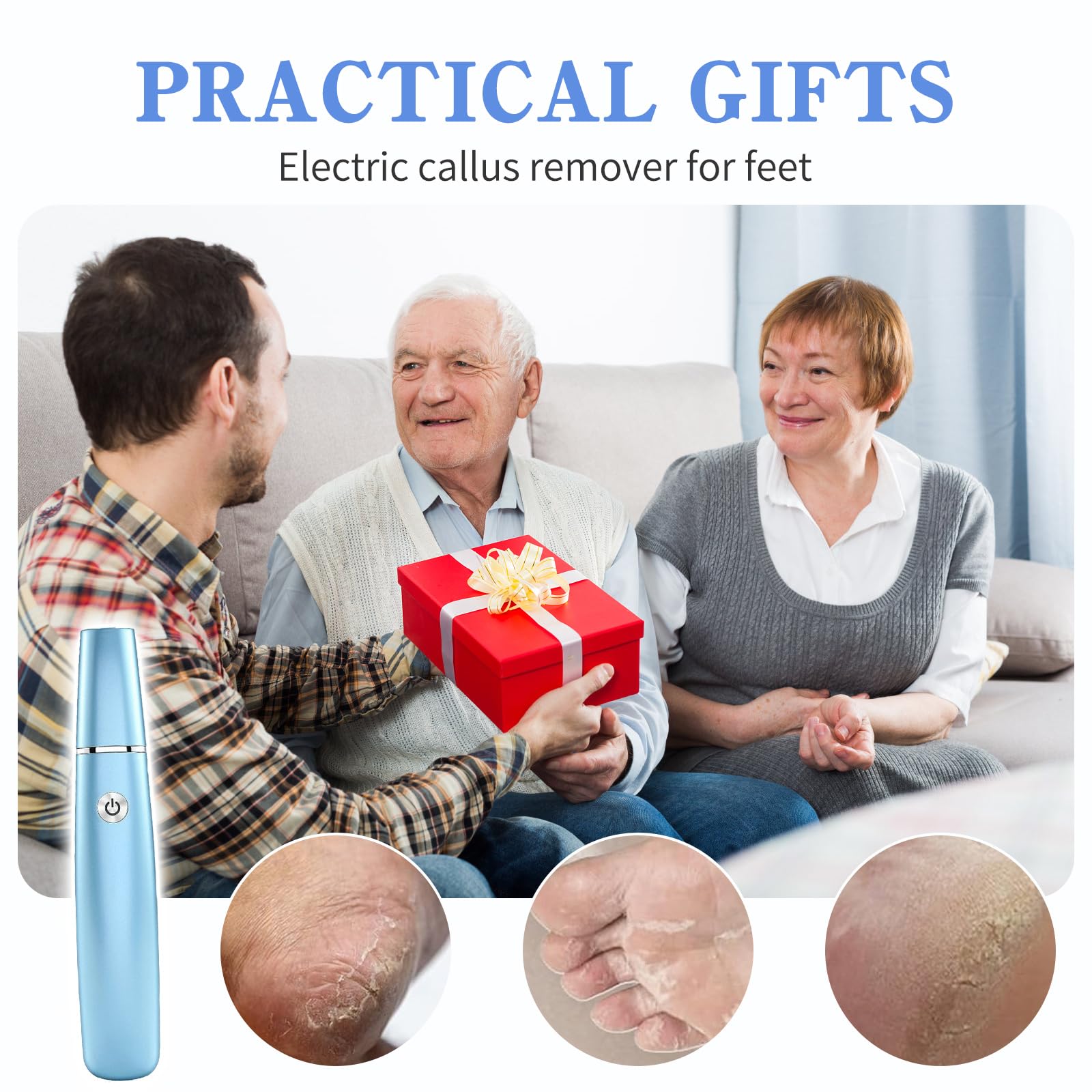 Pedicure Elettrico Professionale, Attrezzi per Cura dei Piedi, piede Velocità Regolabile, Rimuovi Calli Elettrico, Pedicure per Calli Rimozione, per Pelle
