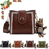 Vintage Fashion Bag With Adjustable Wider Shoulder Strap - Vintage Retro Small Water Bucket Crossbody Bags for Women