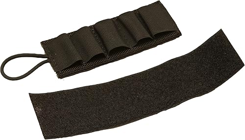 Miniatura 5 de Esstac 5 tarjetas de transporte redondas de escopeta para calibre 12 con respaldo de gancho y bucle