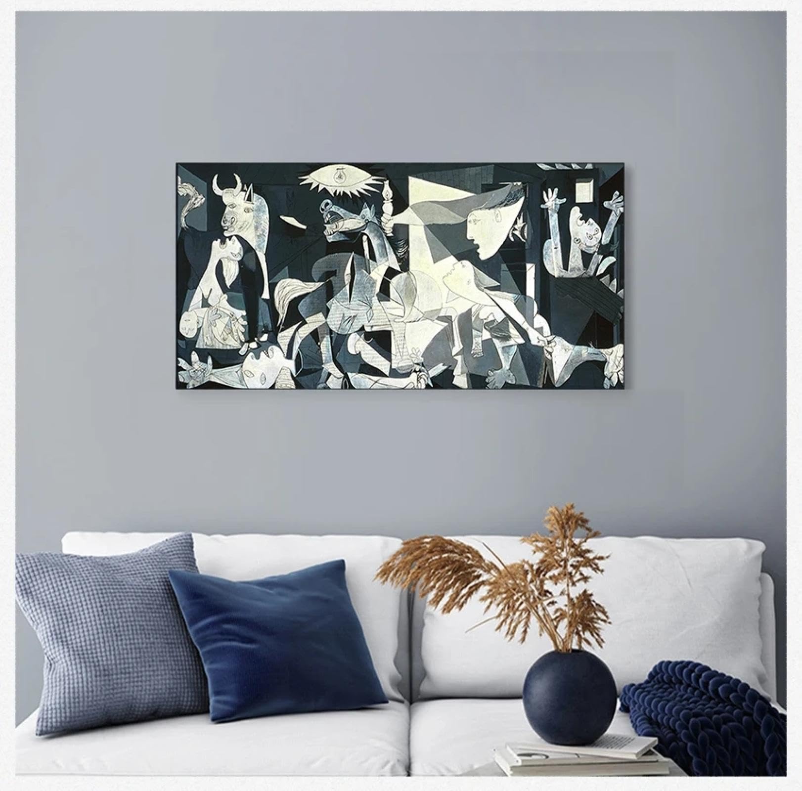 ピカソ ゲルニカ 特注アクリルケ-ス入り 美術品絵画 ア-ト名画