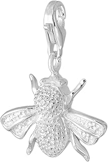Sekka Jewelry 1801876 - Colgante de plata 925 con diseño de pajarita y mosquito, color blanco