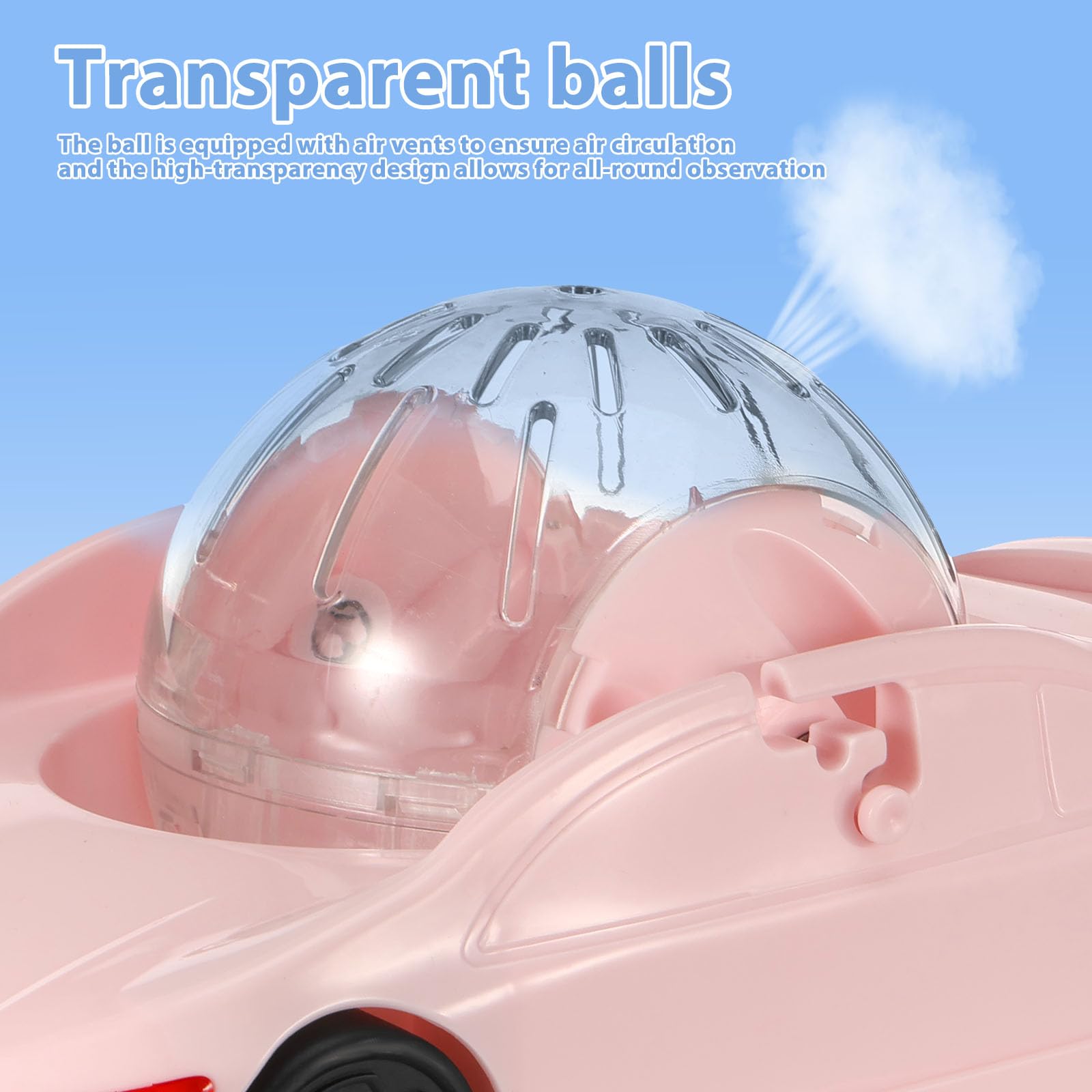 Hamster Ball Toy Hamster Running Ball Toy Car - Transparent 360° View ...