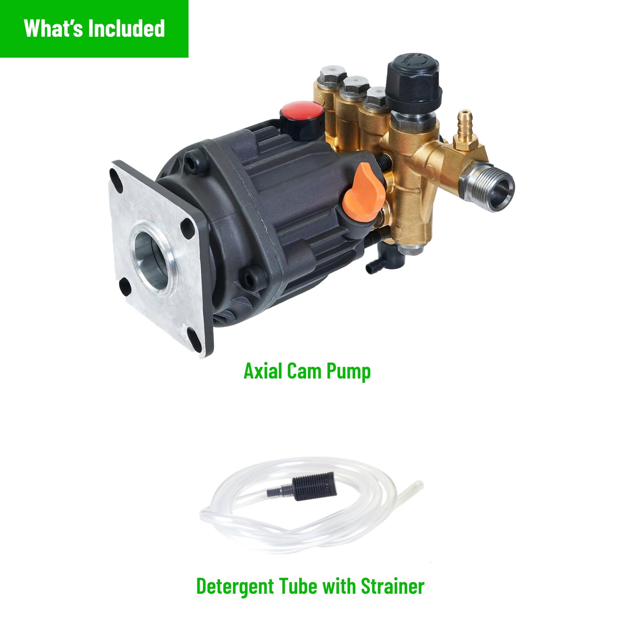 Axial Hochdruckreiniger Pumpe 2700 psi 6,5 PS 3/4 Zoll Schaft für Cat General AR