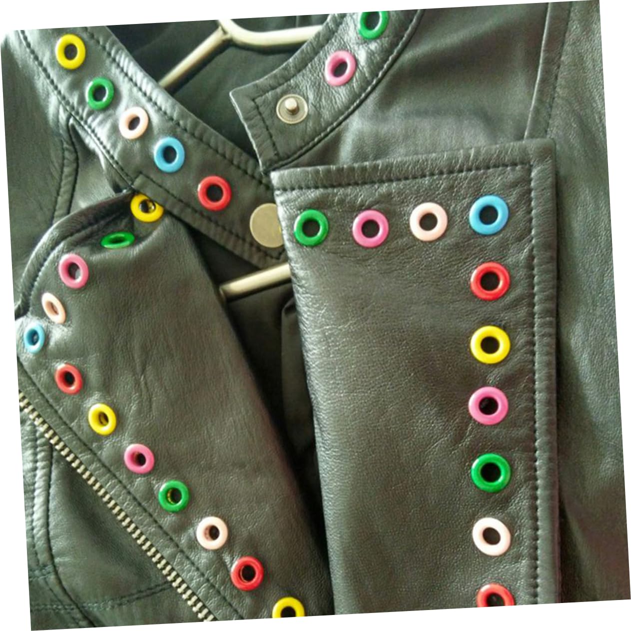 NUOBESTY Occhielli Colorati Con Strumenti Di Installazione Completo Per Progetti Di Artigianato e Riparazioni Scarpe Resistente e Facile Da Usare