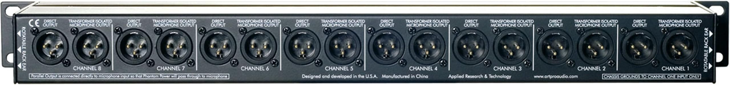 ART S8 Eight Channel Mic Splitter