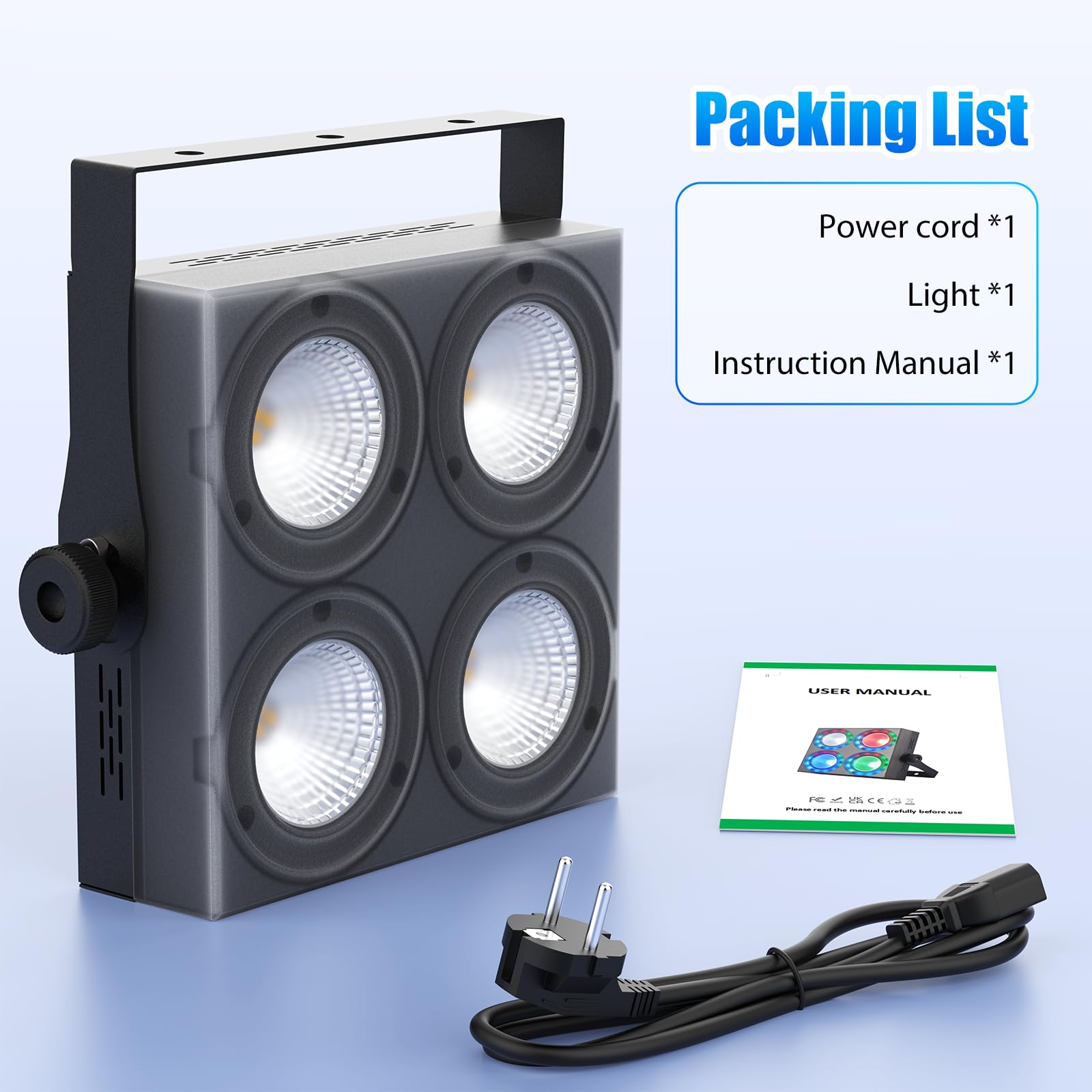 80 W RGBW LED Par Scheinwerfer, 66CH DMX Bühnenlicht Wall Wash Licht mit Auto/Sprachsteuerung Discolicht für party DJ Bar KTV Geburtstage Clubs Ausstellungen Fotografie