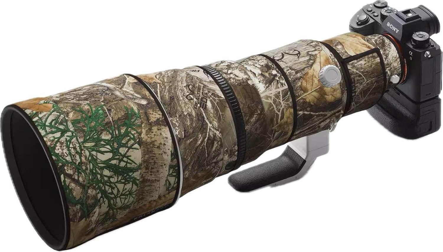 ROLANPRO Nylon Waterproof Lens Camouflage Rain Cover for Sony FE 600mm F/4 GM OSS Lens Protective Case Guns Clothing-#20 Jungle Waterproof