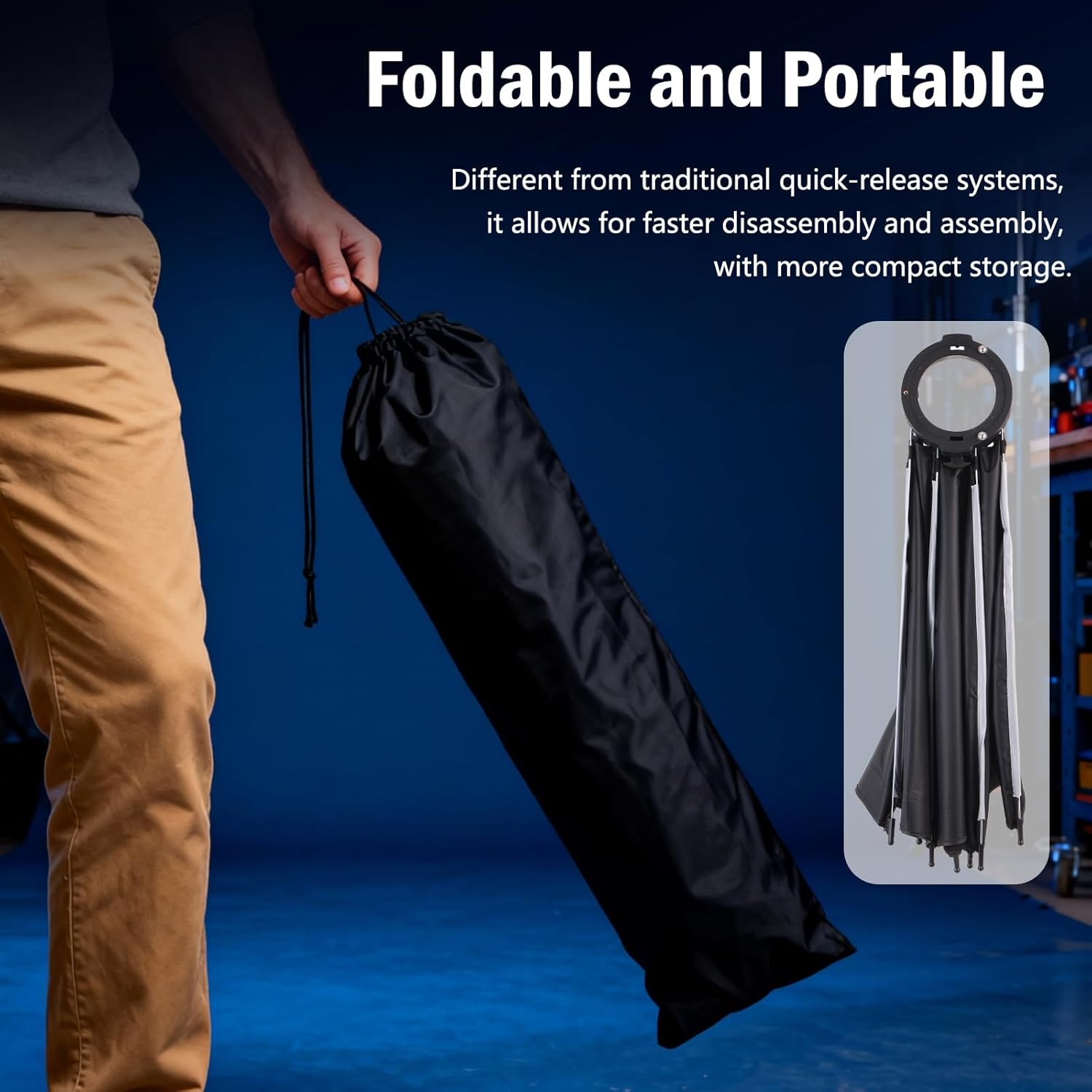 35.4"/90cm Bowens Mount Softbox, Quick Release Octagonal Softbox with Honeycomb Grid, Light Diffusers, Carrying Bag, Professional Soft Box for Studio Photography Lighting Flash