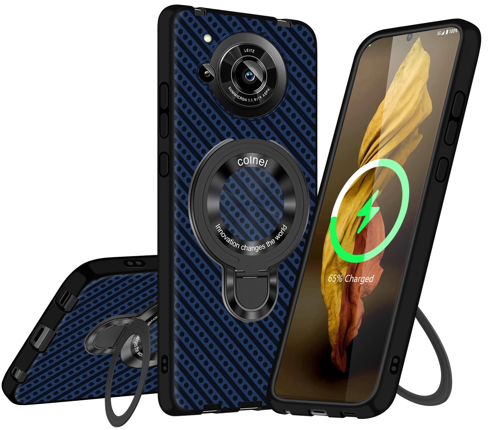 Amazon.co.jp: Sharp Aquos R7 ケース MagSafe対応 リング付き Aquos 