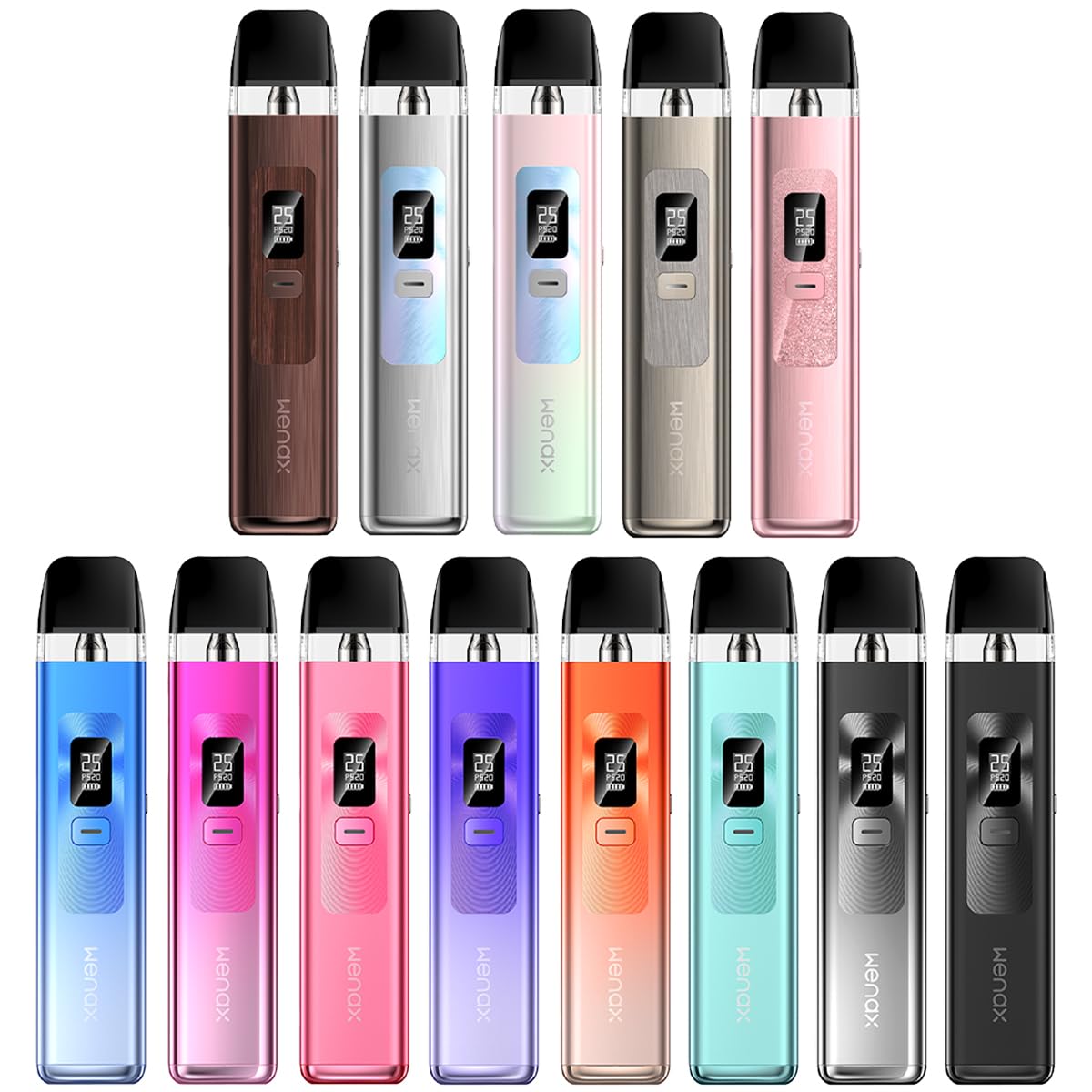 GeekVape Wenax Q 2ml 1000mAh Pod System Kit Farbe Blau : Amazon.de:  Elektronik & Foto